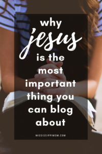 Why do Christians need to blog about Jesus? Because the world is searching for him.