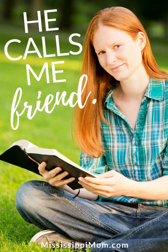 The God who created the universe wants to talk to you. If you have faith, he will call you "friend." Can you even imagine?