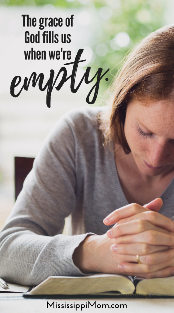 The Grace of God can fill us when we are empty: What My Miscarriage taught me about God's Grace and Good Friday.