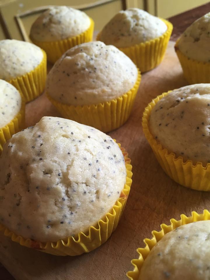 These Lemon Poppyseed Muffins are perfect for breakfast or brunch.  They're tangy and sweet, and the recipe is easy to make!  