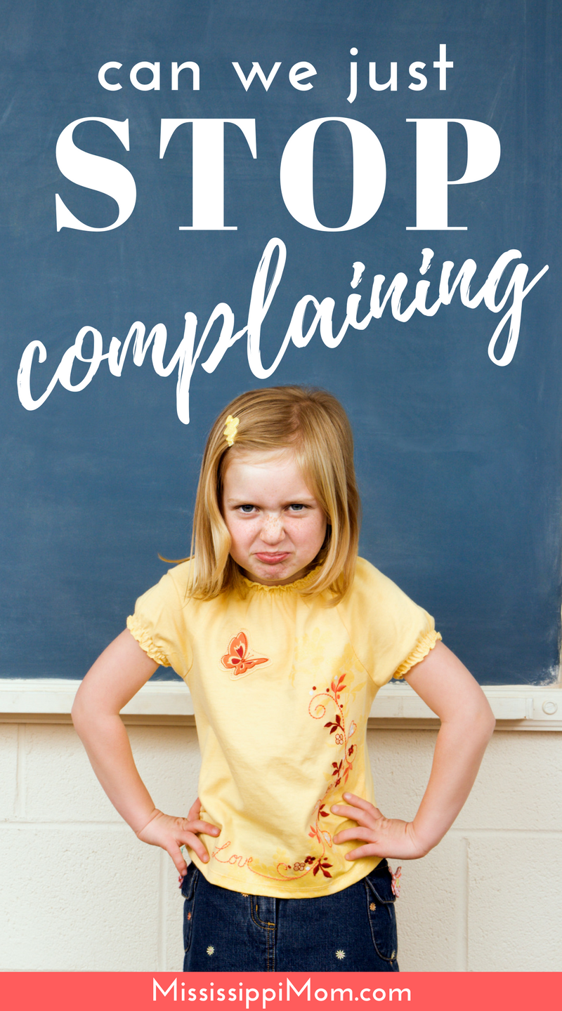 no complaining