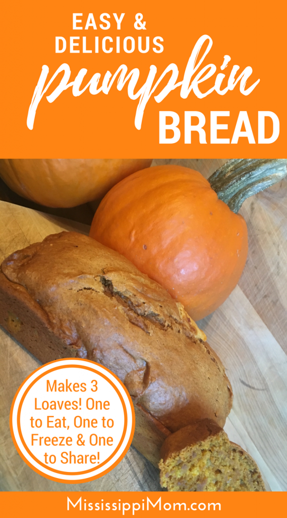 Easy, delicious pumpkin bread recipe | Quick and Easy Pumpkin Bread Recipe | Large Batch Pumpkin Bread Recipe