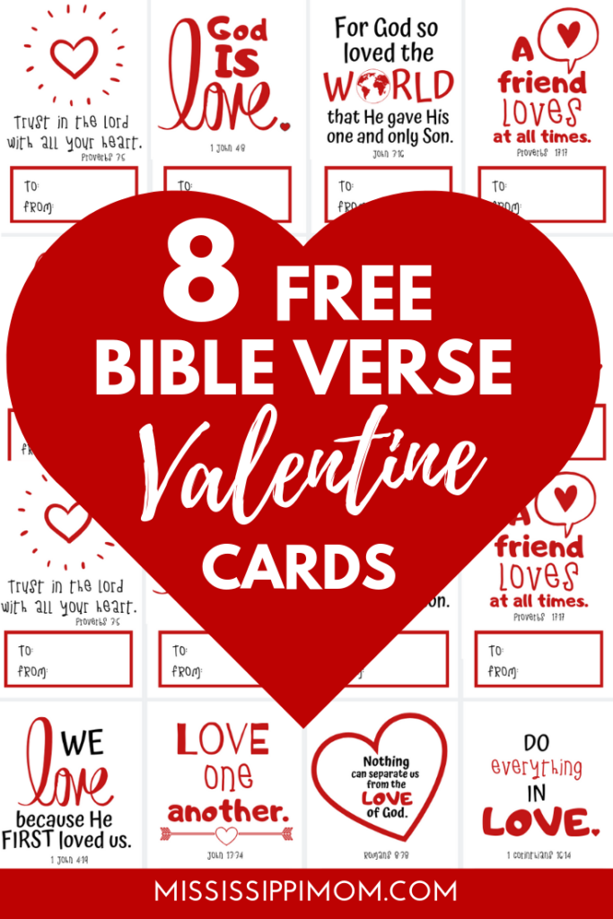 8 FREE Printable Bible Verse Valentines Cards MississippiMom com