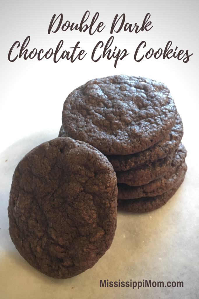 Double Dark Chocolate Chip Cookies - MississippiMom.com