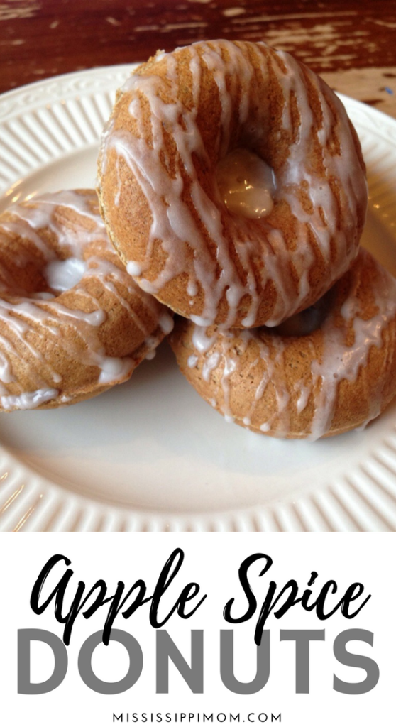 Your kids will love these delicious (and healthy) donuts! Baked Apple Spice Donuts at MississippiMom.com