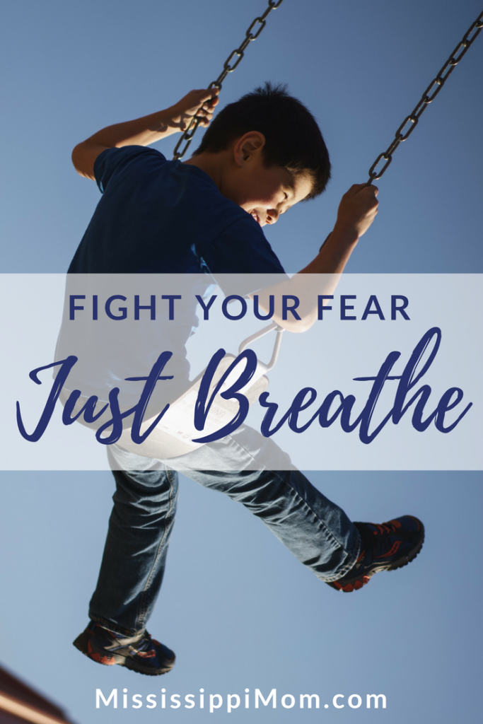What do you do when you feel frozen with fear? Just breathe. Five Minute Friday at MississippiMom.com