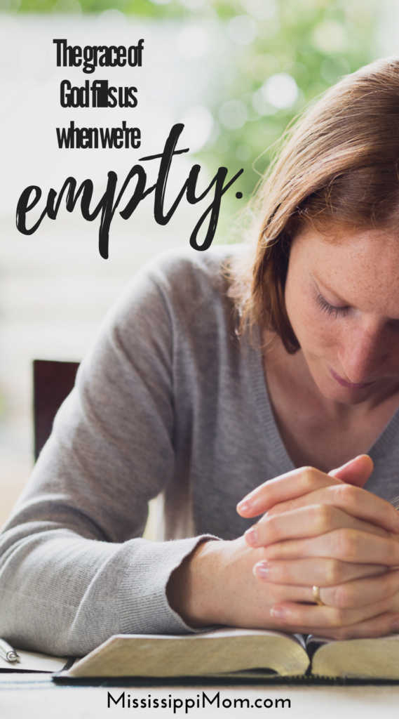 The Grace of God can fill us when we are empty: What My Miscarriage taught me about God's Grace and Good Friday.