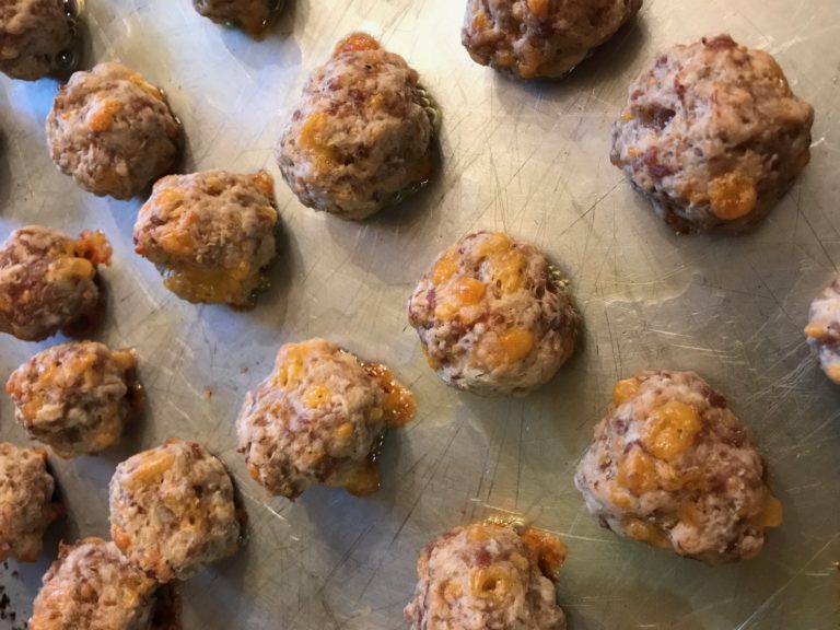 How to Make Cream Cheese Sausage Balls without Bisquick